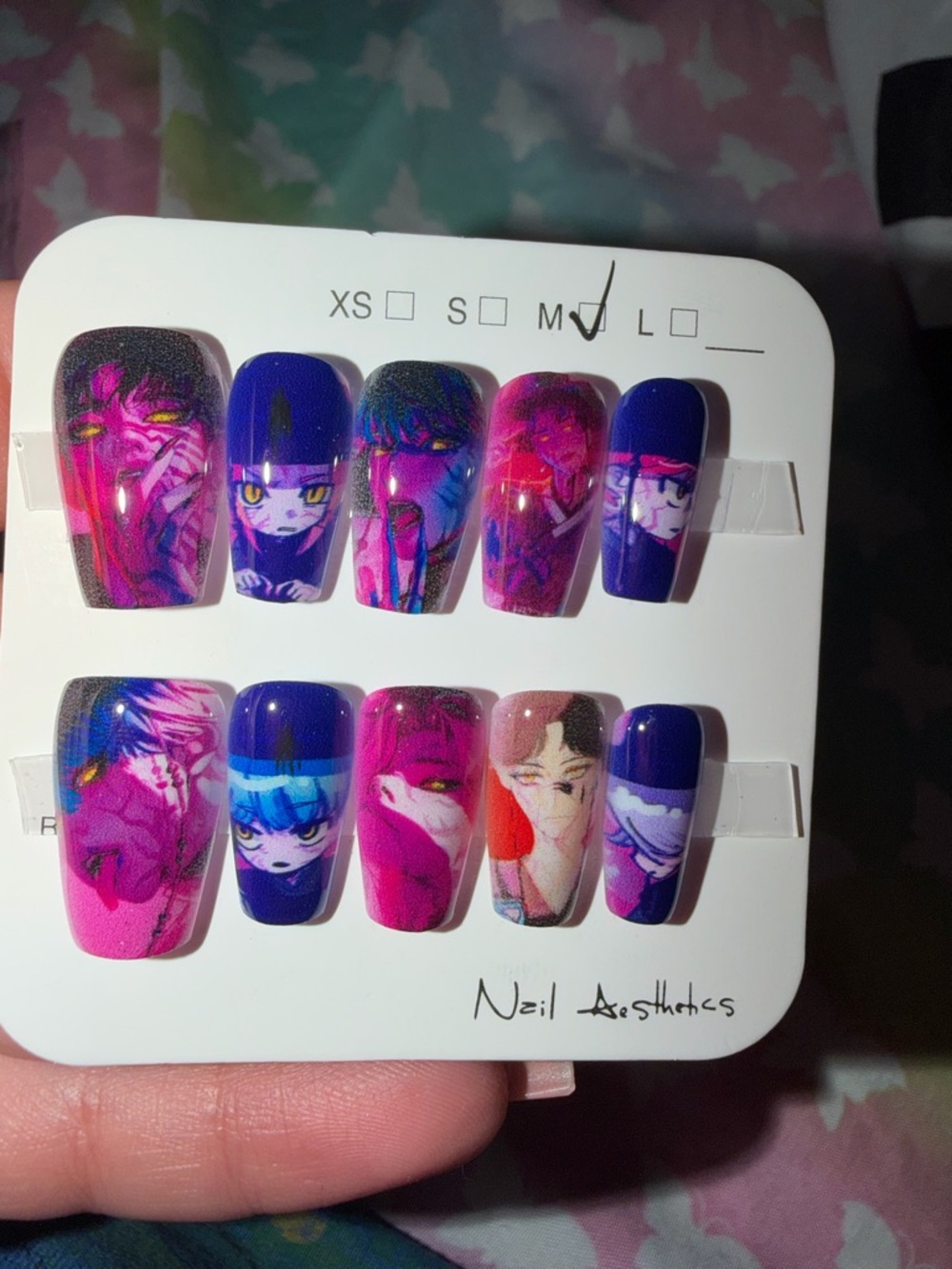 K-pop demon hunter Press-On Nails